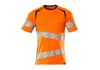 T-Shirt, moderne Passform hi-vis orange/schwarzblau S ONE